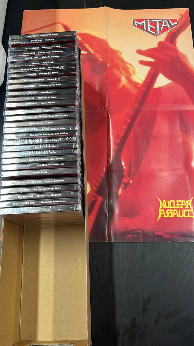 Pack Completo 29 CD Metal - Collana "Armando Curcio Editore" + Poster Originale