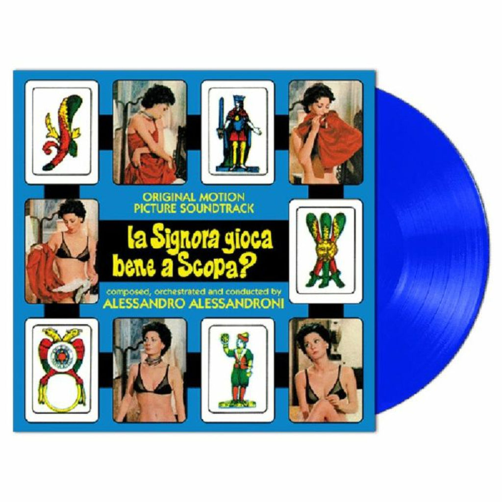Alessandro Alessandroni – La Signora Gioca Bene a Scopa? (OST) | Clear Blue Vinyl | BTF