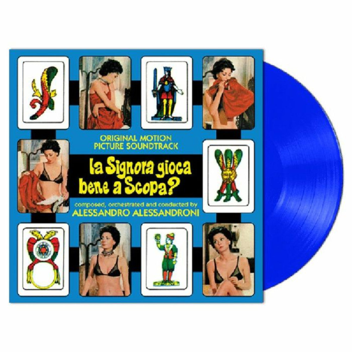 Alessandro Alessandroni – La Signora Gioca Bene a Scopa? (OST) | Clear Blue Vinyl | BTF