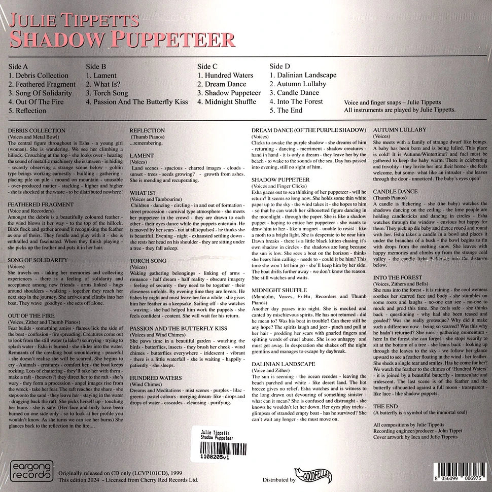 Julie Tippetts – Shadow Puppeteer | Doppio Vinile | Eargong Records 2024
