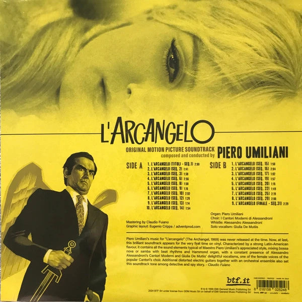 Piero Umiliani – L'Arcangelo (OST) | Clear Yellow Vinyl | RSD 2024