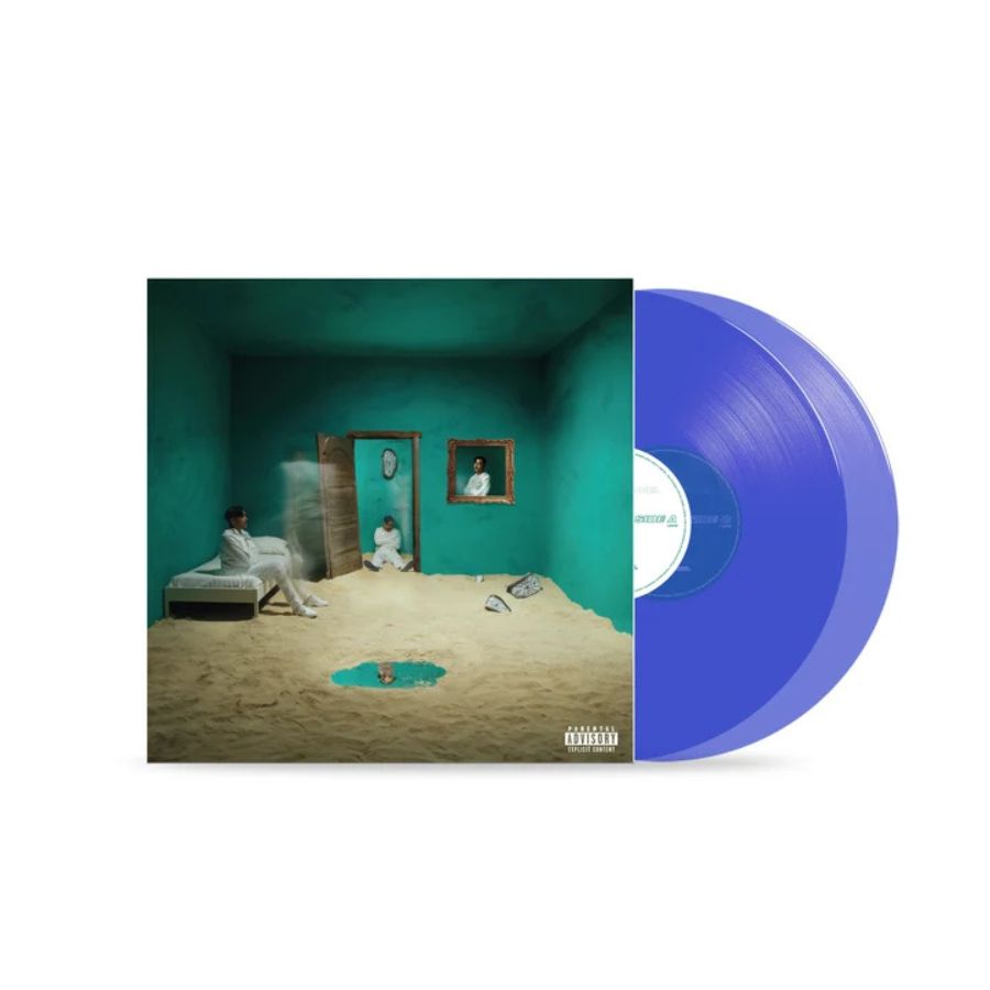 Edizione doppio vinile blu trasparente di Esci Dal Tunnel di Simba La Rue