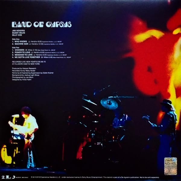 Jimi Hendrix - Band of Gypsys (Vinile LP, Edizione De Agostini)