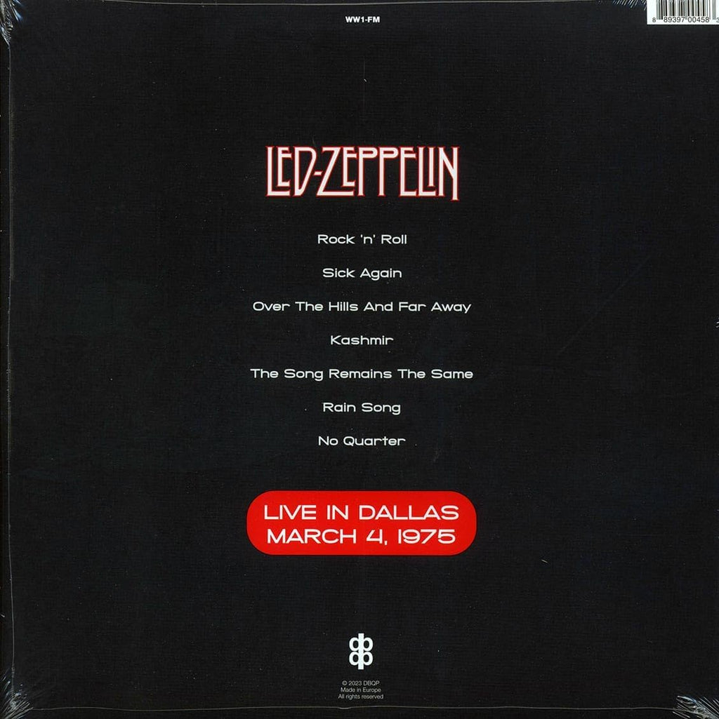 Led Zeppelin - Live in Dallas (March 4, 1975) (Vinile LP, Live Recording)