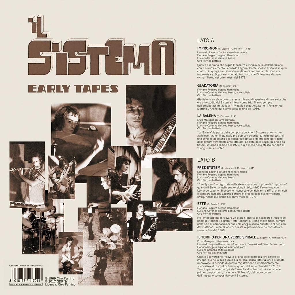Il Sistema - Early Tapes (Vinile LP + Bonus CD, Special Edition)