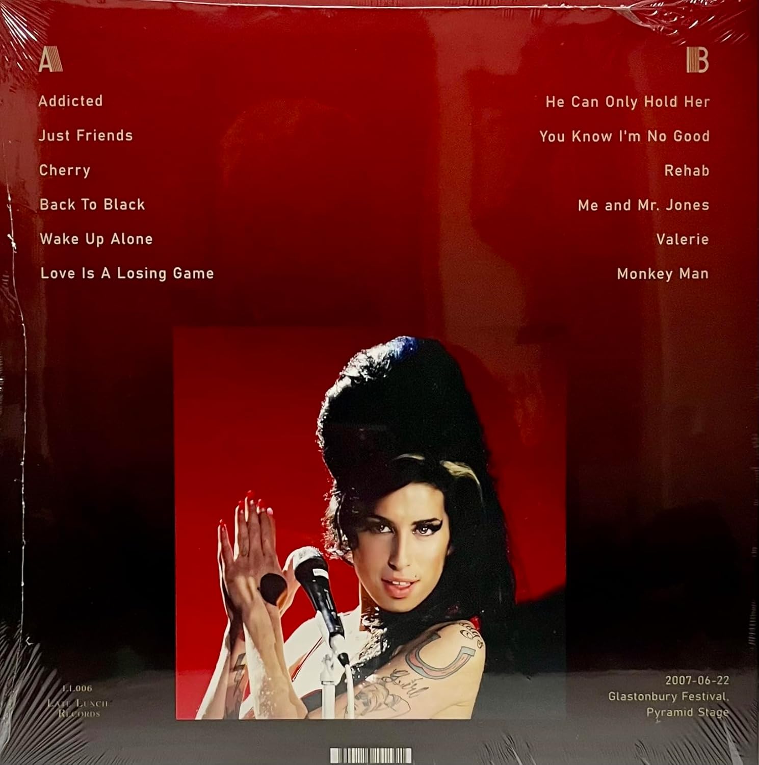 Amy Winehouse - Glastonbury 2007 (Vinile LP - Live Recording)
