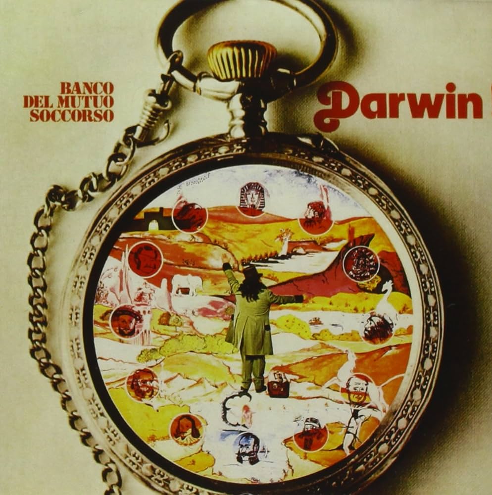 Artwork di copertina di Darwin! del Banco del Mutuo Soccorso