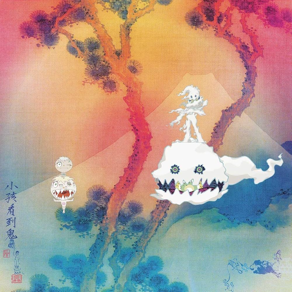 Edizione limitata Walmart di Kids See Ghosts con disco blu