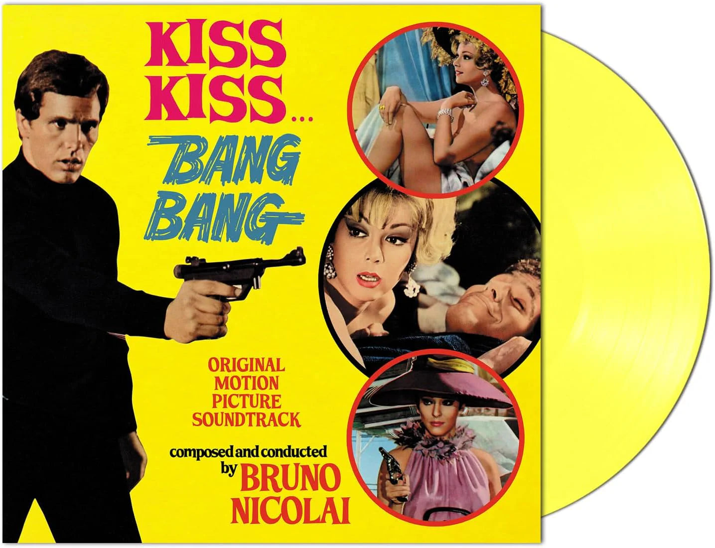 Bruno Nicolai – Kiss Kiss... Bang Bang (OST) | Clear Yellow Vinyl | RSD 2025