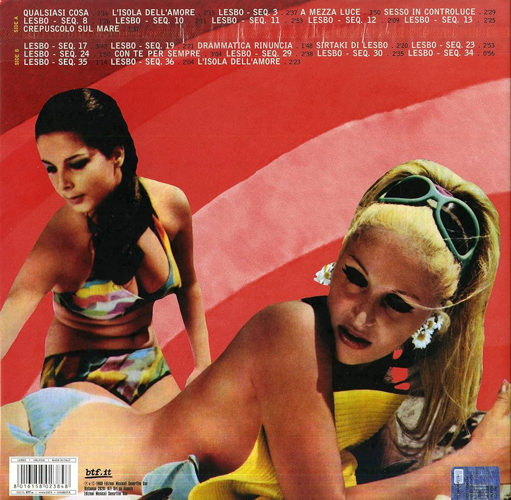 Francesco De Masi & Alessandro Alessandroni – Lesbo (OST) | Vinile 180gr