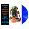 Copertina Blue Marvin Orchestra Codice d'Amore Orientale OST Joker SM 3722 - versione senza vinile, locandina originale del film con coppia in posa orientale, scritta rossa Codice d'Amore Orientale su sfondo nero a sinistra con tracklist in blu, sticker Limited Edition Blue Vinyl in alto a destra, logo Joker in basso a sinistra