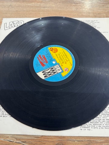883 – Hanno Ucciso l'Uomo Ragno – vinile nero LP con etichetta WEA blu e gialla, 1992