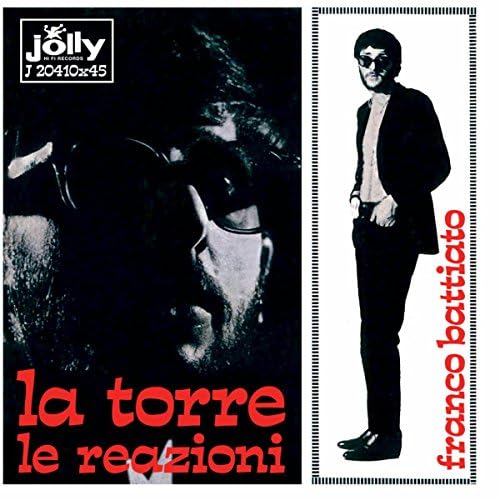 Franco Battiato – La Torre / Triste Come Me | Saar J 20410-20425 | 7" Single