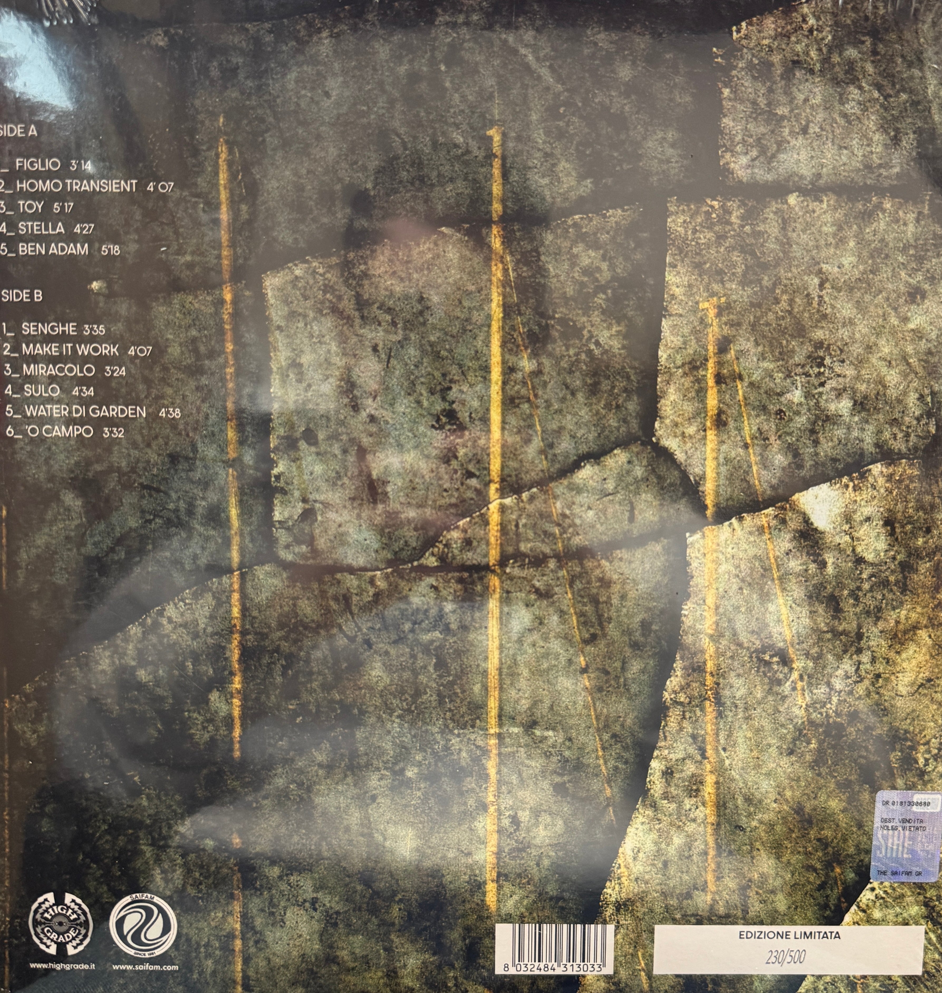 Almamegretta - Senghe (Limited Edition Numerata #230/500) (Vinile LP)