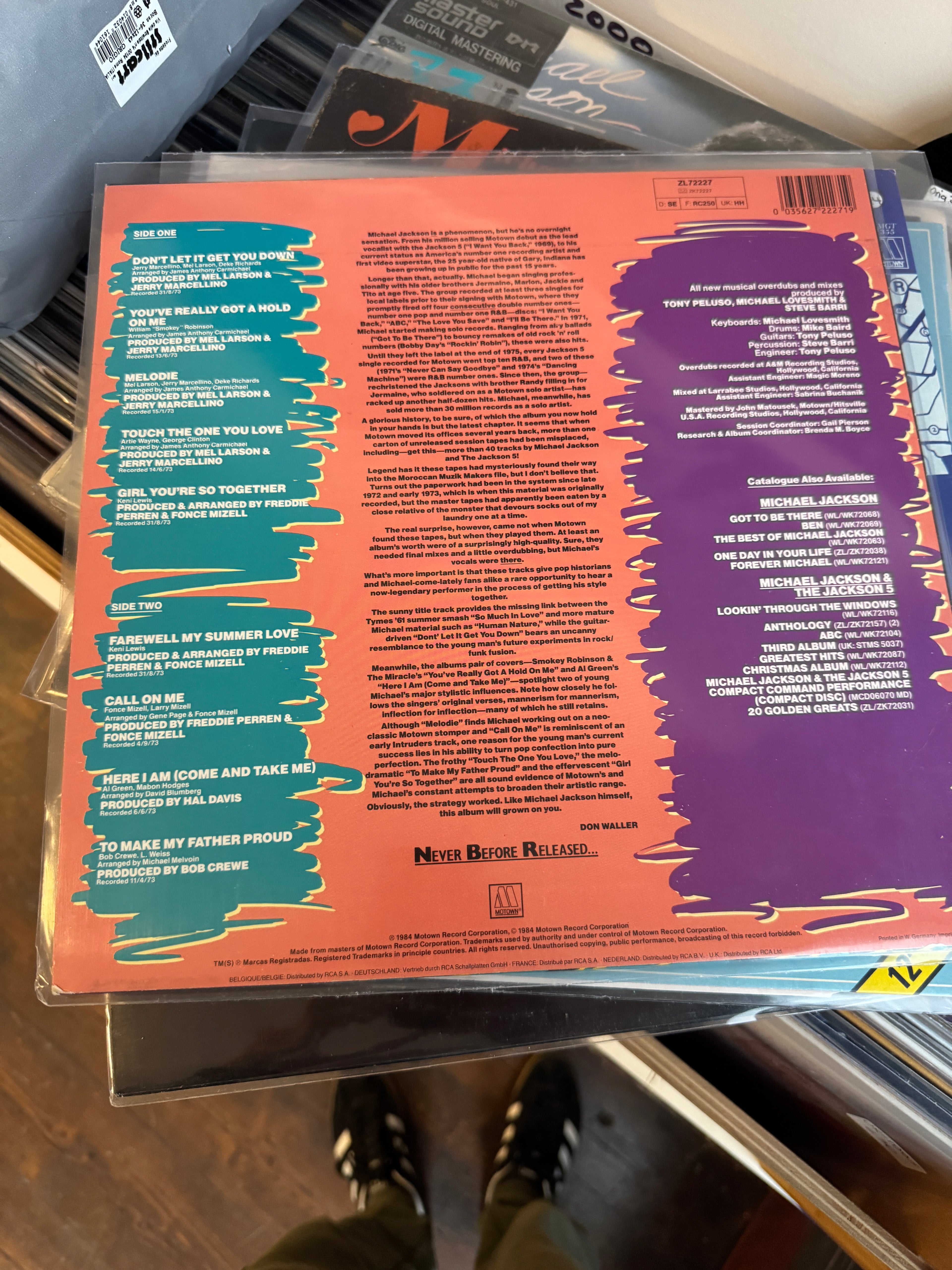 Michael Jackson – Farewell My Summer Love | LP Originale UK/EU 1984 + Poster | Motown