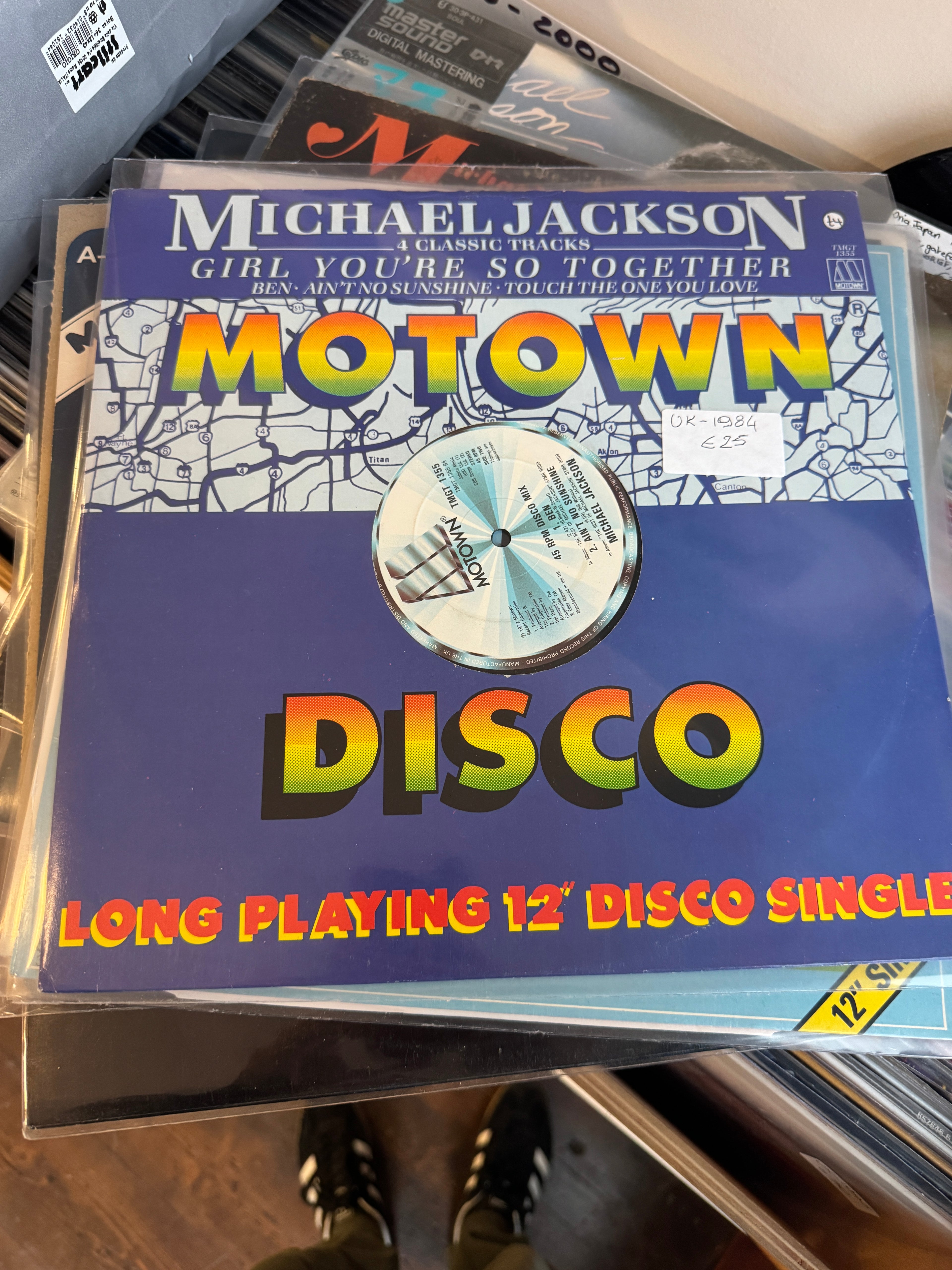Michael Jackson – Girl You're So Together | 12" Disco Single UK 1984 | Motown TMGT 1355