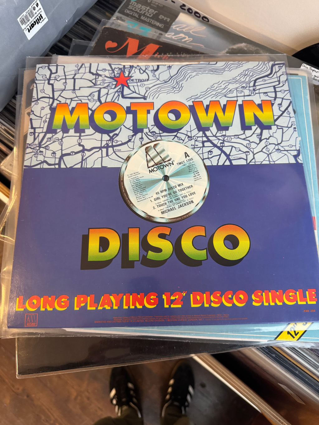 Michael Jackson – Girl You're So Together | 12" Disco Single UK 1984 | Motown TMGT 1355