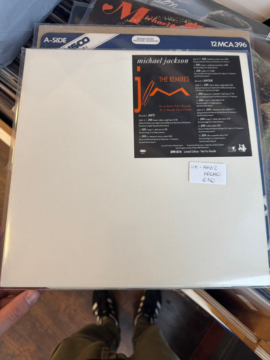 Michael Jackson – Jam (The Remixes) | Exclusive DJ Double Pack Promo | 2x12" UK 1992