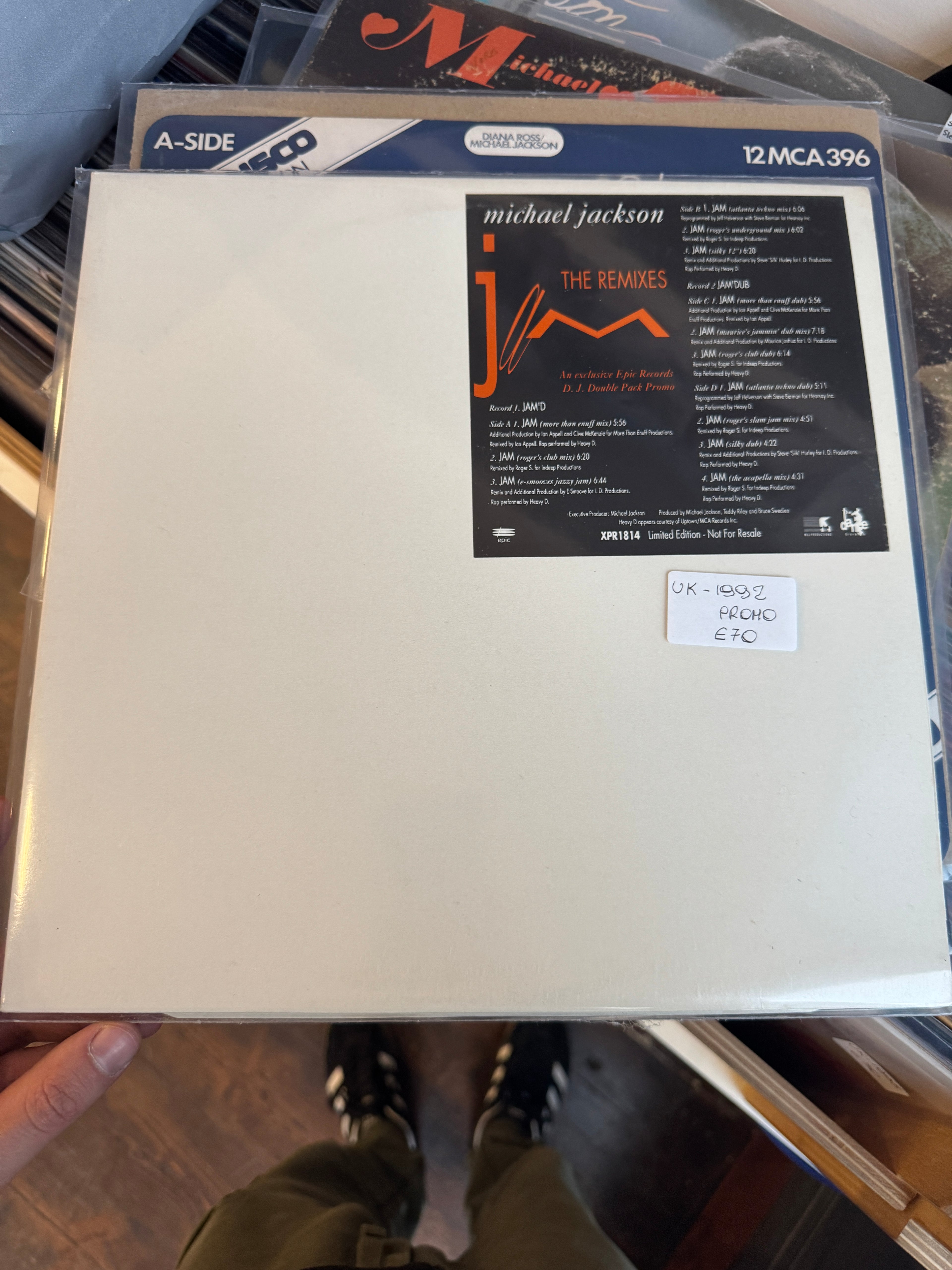 Michael Jackson – Jam (The Remixes) | Exclusive DJ Double Pack Promo | 2x12" UK 1992