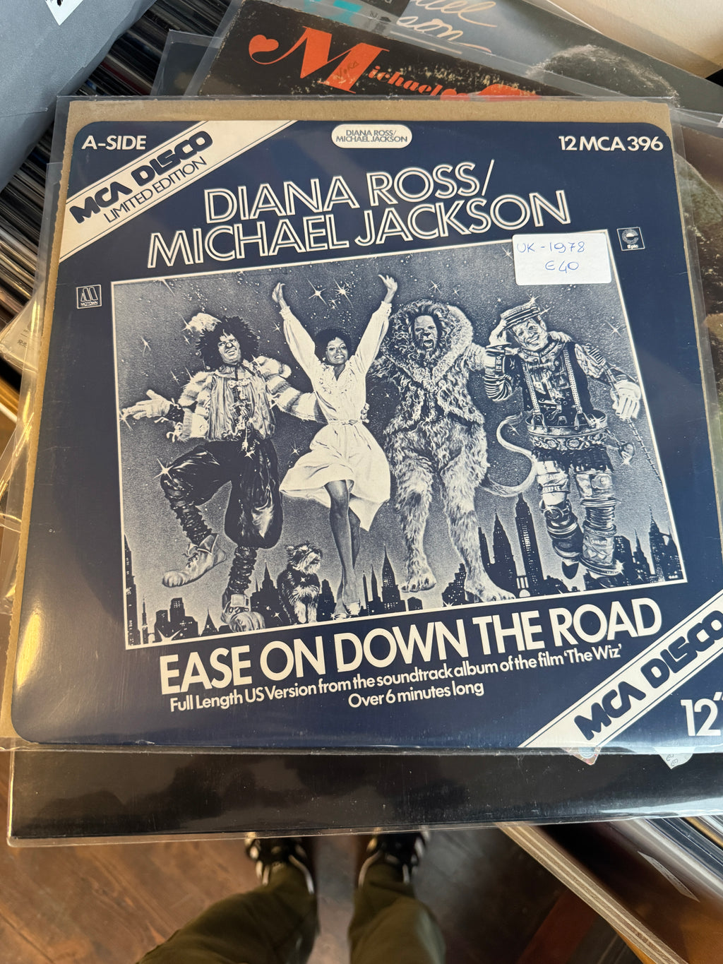 Diana Ross & Michael Jackson – Ease On Down The Road | 12" Disco Single UK 1978 | The Wiz
