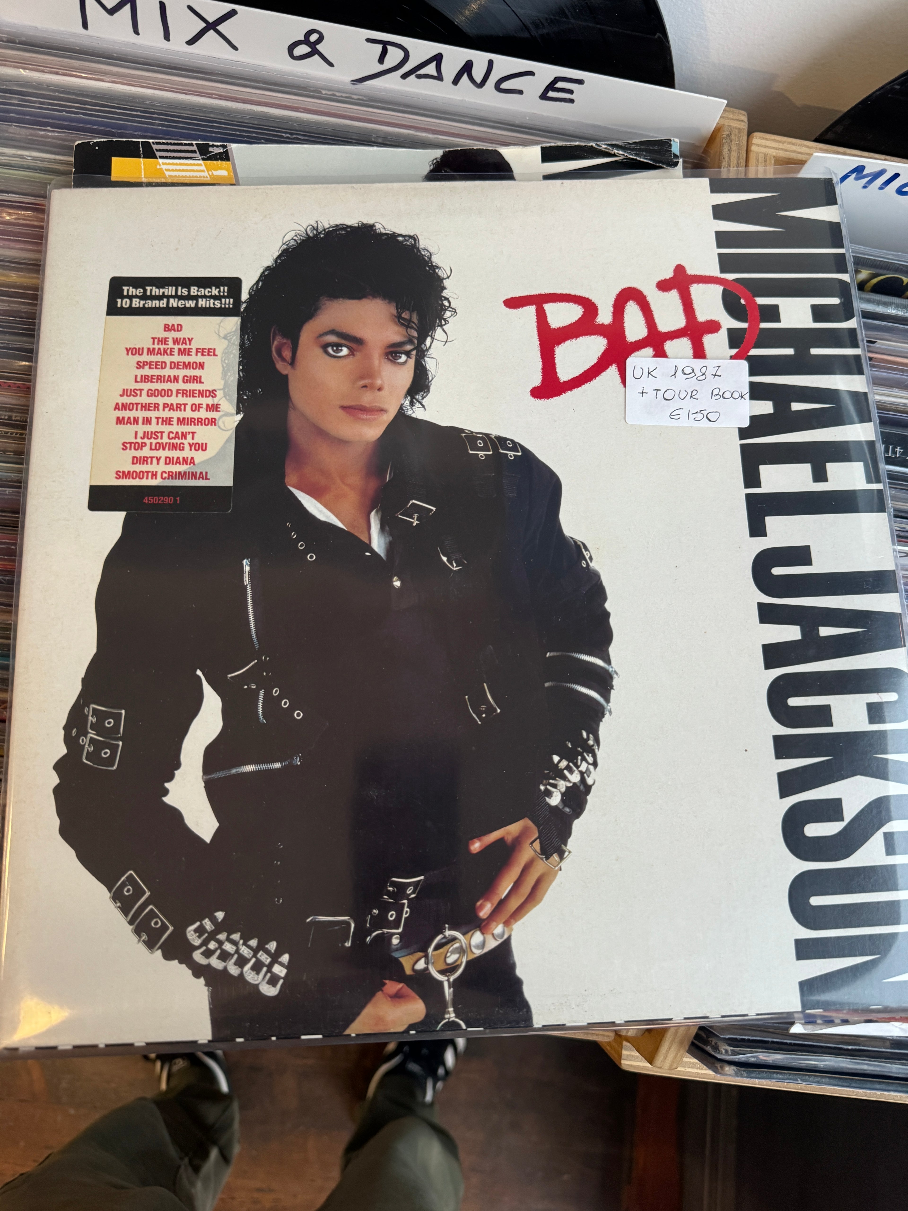 Michael Jackson – Bad | Epic UK | First Press 1987 + Bad World Tour Programme