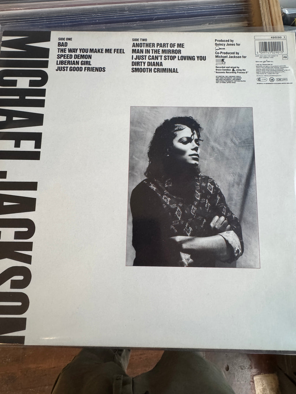 Michael Jackson – Bad | Epic UK | First Press 1987 + Bad World Tour Programme
