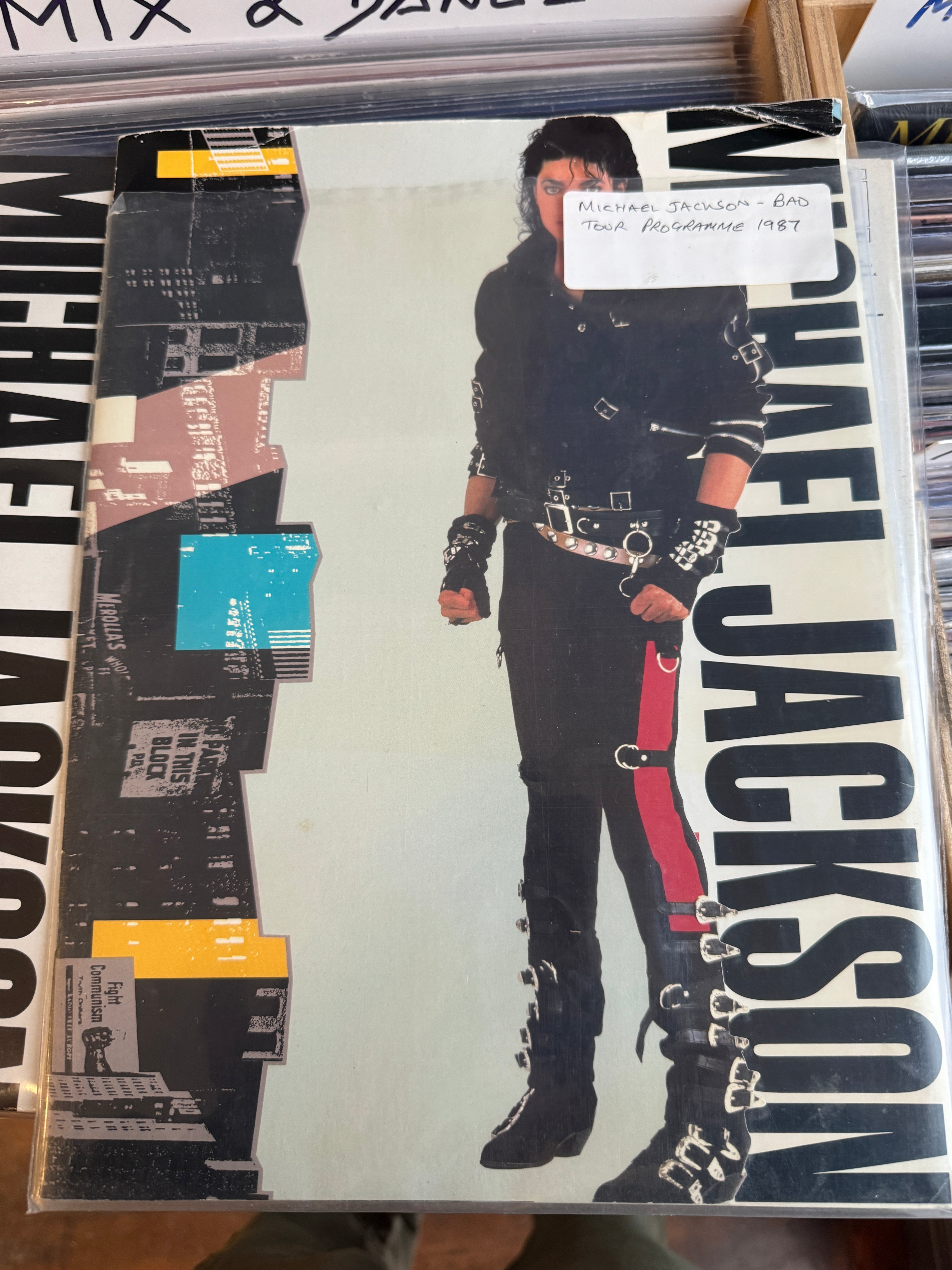 Michael Jackson – Bad | Epic UK | First Press 1987 + Bad World Tour Programme