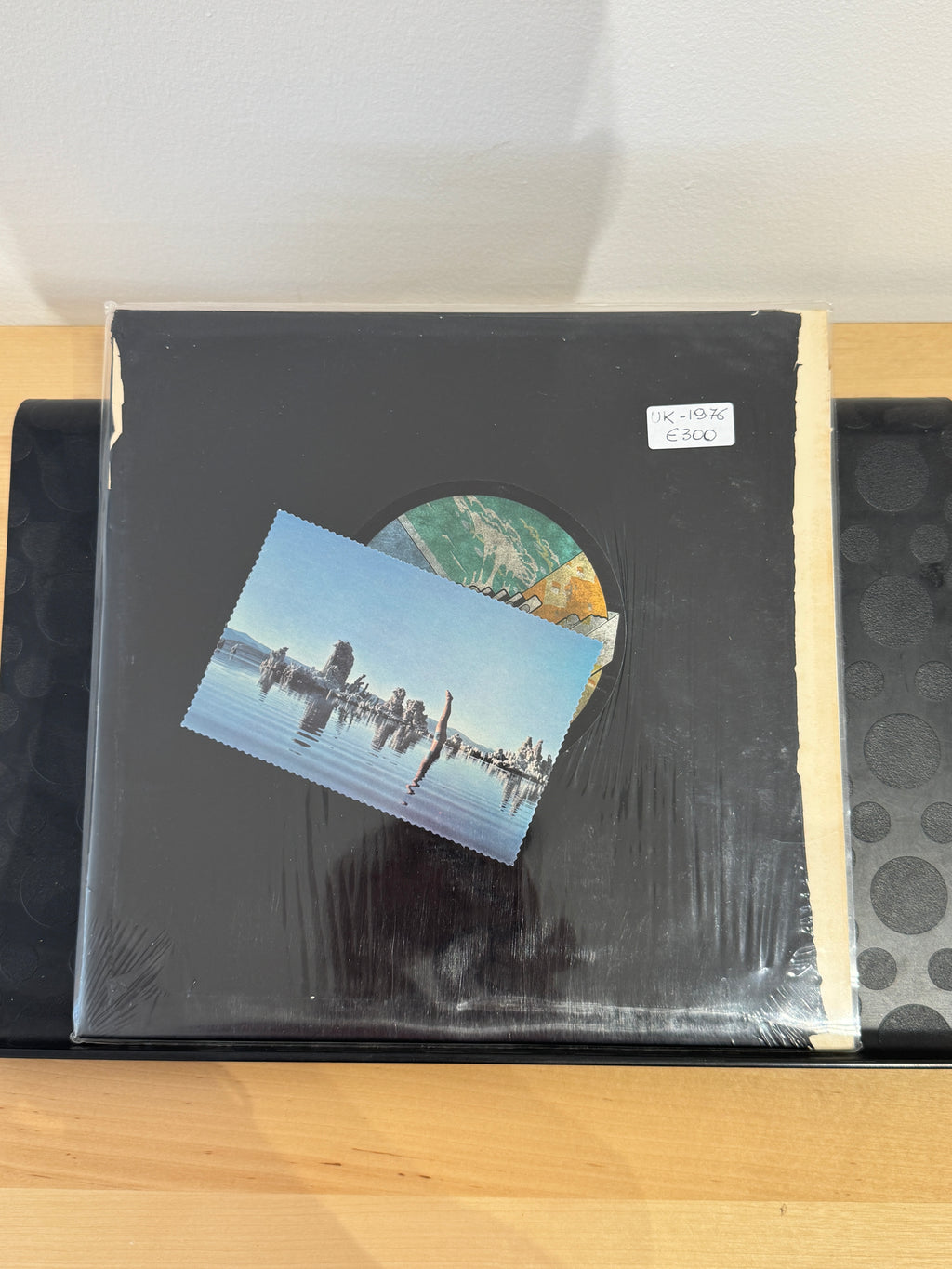 Vinile Pink Floyd Wish You Were Here su giradischi - lato B