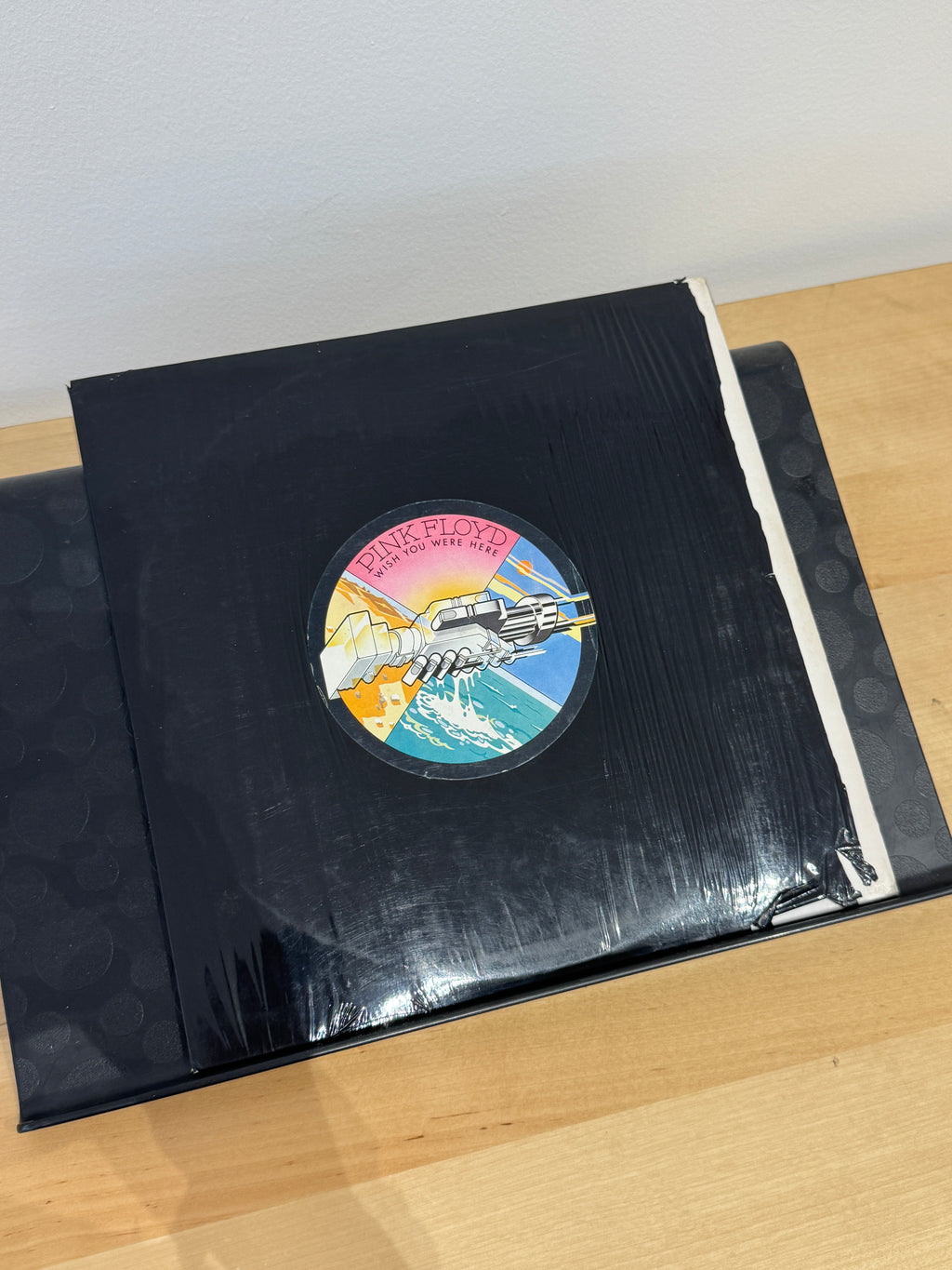Etichetta lato B - Pink Floyd Wish You Were Here, Harvest Records, Shine On You Crazy Diamond Parts VI-IX