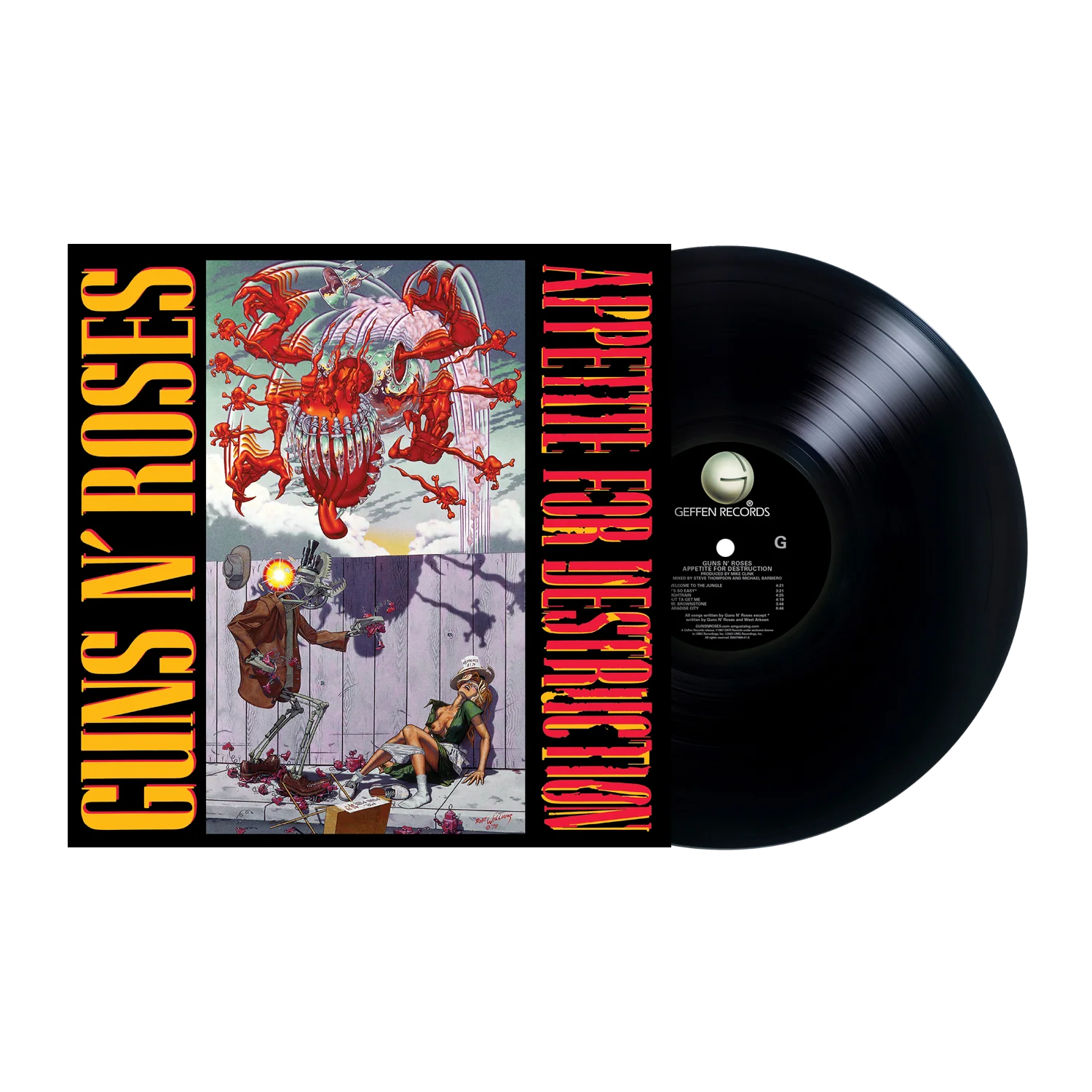 Guns N' Roses – Appetite for Destruction | Geffen | LP Prima Stampa Europea 1987