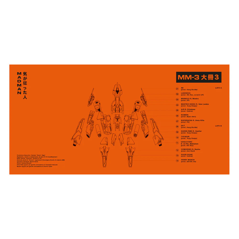 MadMan - MM Vol. 3 (Vinile Arancione Colorato LP)