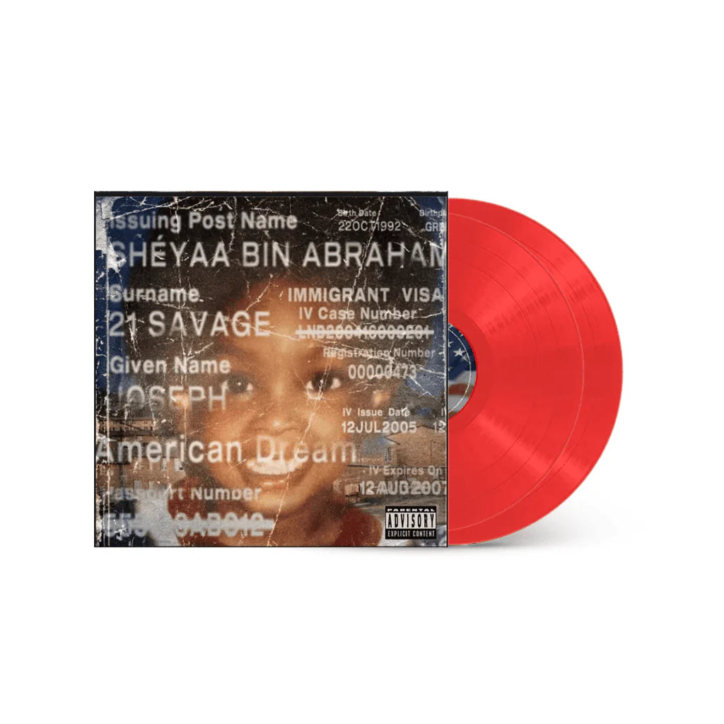 21 Savage - American Dream (Limited Edition Red Translucent Vinyl 2LP)