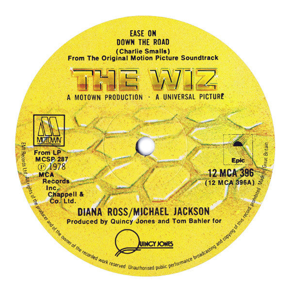 Diana Ross & Michael Jackson – Ease On Down The Road | 12" Disco Single UK 1978 | The Wiz