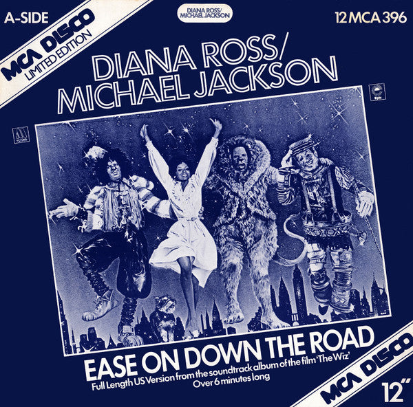 Diana Ross & Michael Jackson – Ease On Down The Road | 12" Disco Single UK 1978 | The Wiz
