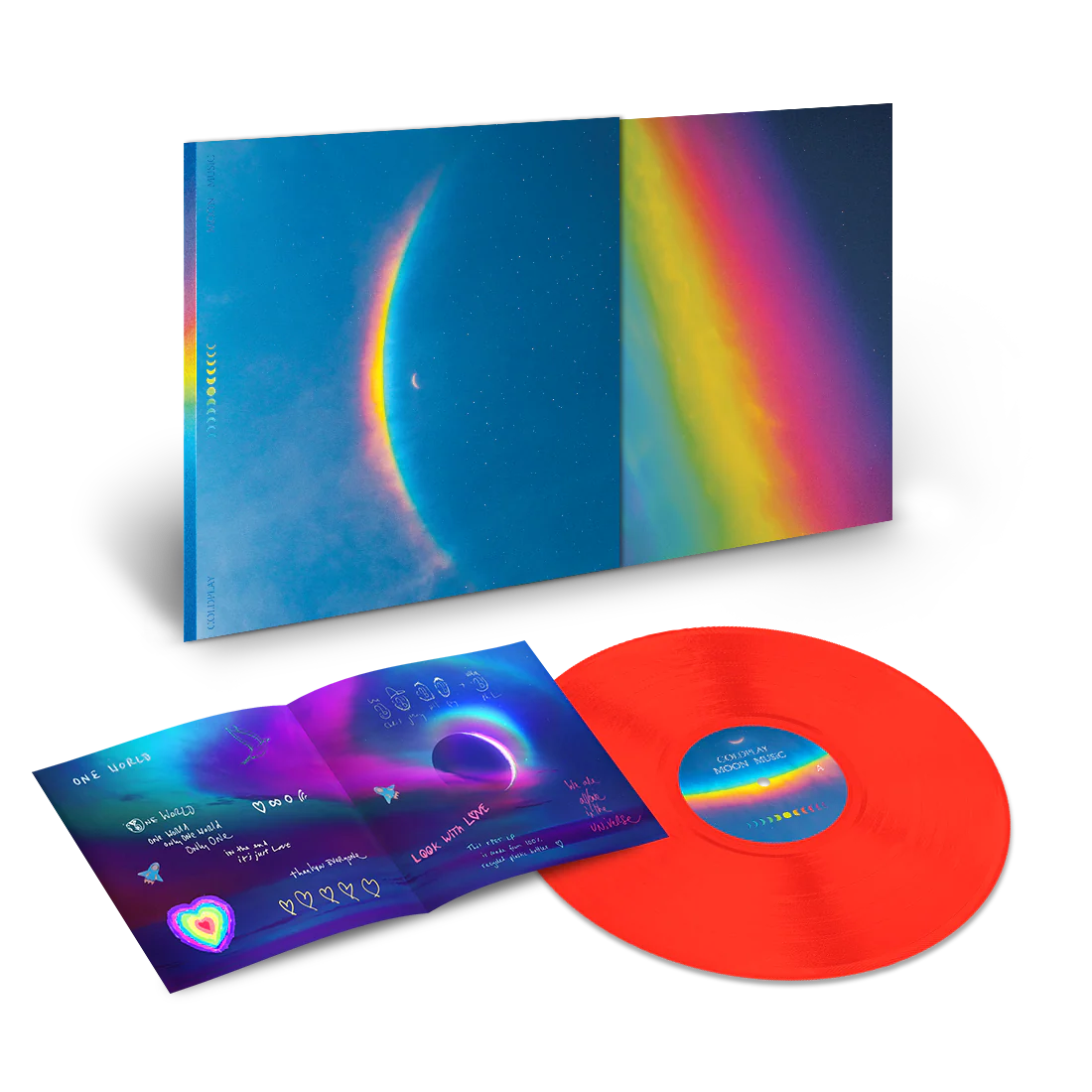 Coldplay - Moon Music (Limited First Edition - Translucent Red EcoRecord LP)