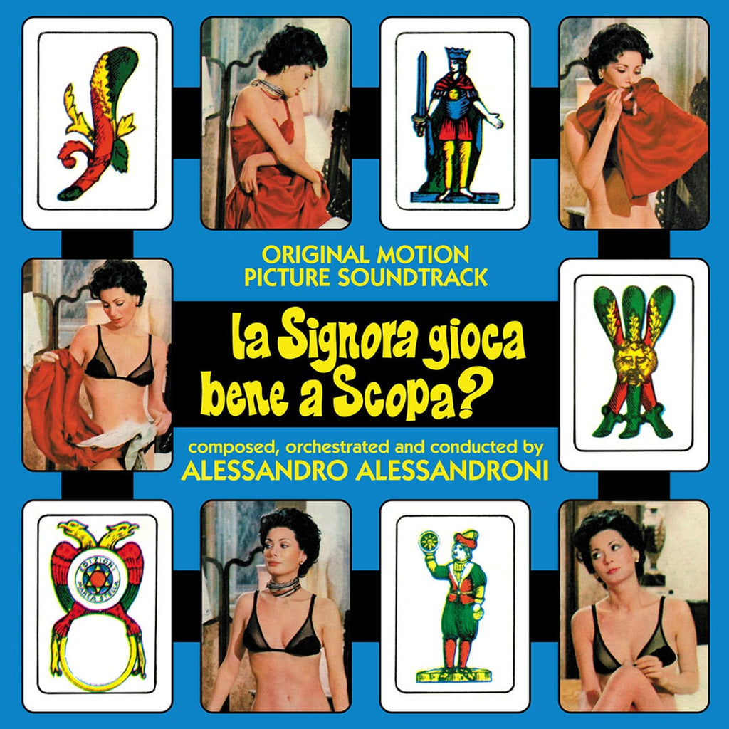 Alessandro Alessandroni – La Signora Gioca Bene a Scopa? (OST) | Clear Blue Vinyl | BTF