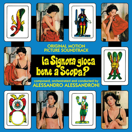 Alessandro Alessandroni – La Signora Gioca Bene a Scopa? (OST) | Clear Blue Vinyl | BTF