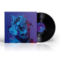 Copertina cybernetic di MadMan Lonewolf accanto al vinile nero