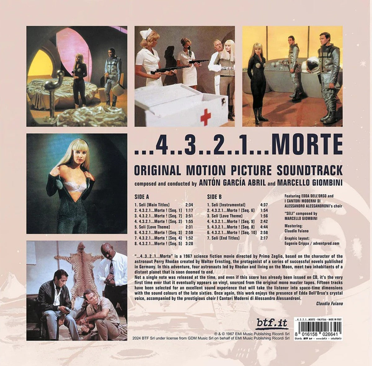Antón García Abril & Marcello Giombini - ...4..3..2..1...Morte (Mission Stardust) (Vinile Rosso Trasparente)